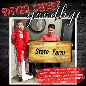 The Bryan Nowlin State Farm Team wants to thank Tyler W. for his incredible dedication & enthusiasm during his internship! We wish you the best. Come join The Bryan Nowlin State Farm Team!! Call us at 817-292-5775 to ask us about available opportunities.