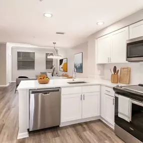 Kitchen with Stainless Steel Appliances