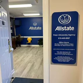 Front door of the Allstate Agency of Peter Uliciansky