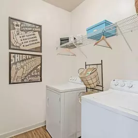In-Home Washer and Dryer