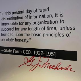 We had the great privilege of visiting State Farm headquarters. It started with a tour of our company’s museum and history lesson, and then we met with a few amazing team leaders. Over 100 years of innovation and serving our neighbors, and we are only getting started!