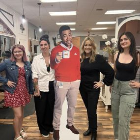 Jake visited Sleek Styles Salon and Spa as a bonus 