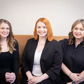 My sales team… Alicia, my sales lead and absolute boss babe has been with me for 4 years. Tory, the beautiful gem in the middle has been with me for 2 years and Katie - the cutie on the left has been with me for 1 year… and when I tell you they crush it… THEY CRUSH IT