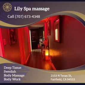 Our traditional full body massage in Fairfield, CA 
includes a combination of different massage therapies like 
Swedish Massage, Deep Tissue, Sports Massage, Hot Oil Massage
at reasonable prices.