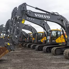 Volvo Excavators At Housby