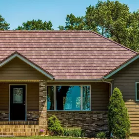 traditional shake steel roofing