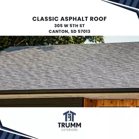 classic asphalt roof