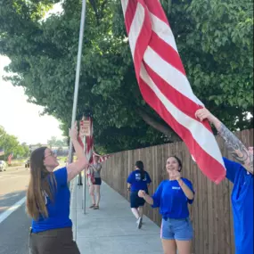 We are putting the flags up August 29, 2024 and will take them down on September 12, 2024 meeting at Eagle Point City Hall or at Hillside Elementary at 6pm both dates.
Rogue Credit Union will be helping as part of their service to our community.