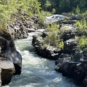 Camping at Lava Natural Bridge