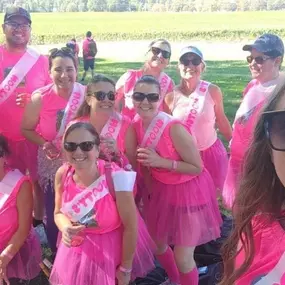 Walking to help fight breast cancer ????