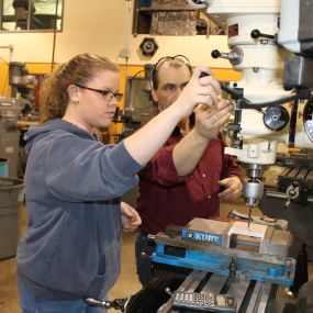 In the CNC / Machinist Technician career training program you will get your hands on drill presses, mills, lathes, and grinders, then advance to CNC milling and CNC turning. You will learn to efficiently set up and run CNC machines. Be capable of controlling the 3 axes of lathes and mills through Computer Numerical Control programs. Problem solving skills, troubleshooting techniques and use of engineering materials and processes learned at EIT will enable you to take your place in tomorrow’s ind