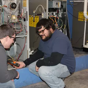 Develop your skills in an (HVAC/R) Technology career training program at EIT. Our four-term program provides hands-on training and instruction that helps you stand out from other candidates. Upon completion, you’ll know how to install, maintain, and repair the electronic and mechanical components that keep HVAC/R systems running.