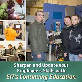 EIT has been meeting employer training needs since 2006. Whether you need to train employees with new skills or you are an individual with a desire to learn a new skill, EIT has the classes for you.