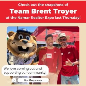 Great turnout and even better vibes. Meet Chopper, the lovable mascot of the Gwinnett Stripers, our hometown heroes and Triple-A affiliate of the Atlanta Braves, adding some extra fun to the event! ???? #NamarRealtorExpo #CommunityEngagement #TeamBrentTroyer