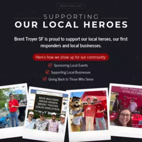 We love our community! ???? As a local office, we’re here to support those who make a difference in our hometown. Whether it’s first responders or local businesses, we’re proud to give back.