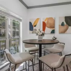 Well Lite Dining Room