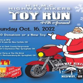Please join Nikki Bisceglia State Farm office and the Highway Hikers for the annual Toy run!