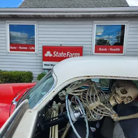 Happy Halloween at Nikki Bisceglia's state farm insurance office