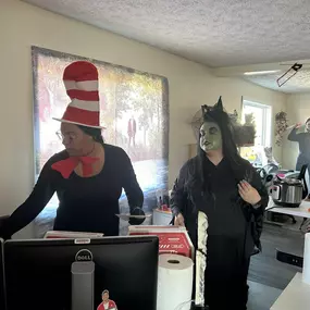 Halloween event at the office. Nikki Bisceglia State Farm Insurance. Getting a free quote is never scary