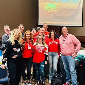 Our Ohio team proudly represented at another great Soaring Eagles event, joining incredible agents from across the country. State Farm truly feels like one big family, with agents supporting each other to better serve customers. Shoutout to the Ohio panel for sharing their insights and leading by example in 2024. Here’s to an amazing 2025—Go Bucks!