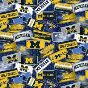 University of Michigan License Plate