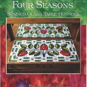 Four Seasons Stained Glass Table Runners - Softcover