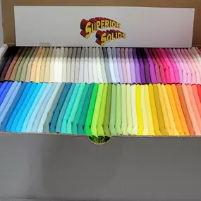 Superior Solids Fat Quarter 100pc Box - Benartex's Superior Solids 100 piece fat quarter box.