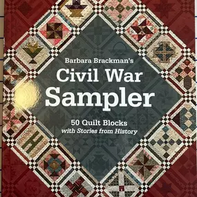 We are pleased to announce the return of Barbara Brackman's highly regarded publication, Civil War Sampler! Comprising 50 separate blocks intertwined with captivating tales derived from direct experiences of those living amidst the war, this literary work offers readers a profound glimpse at one of America's most tumultuous eras.