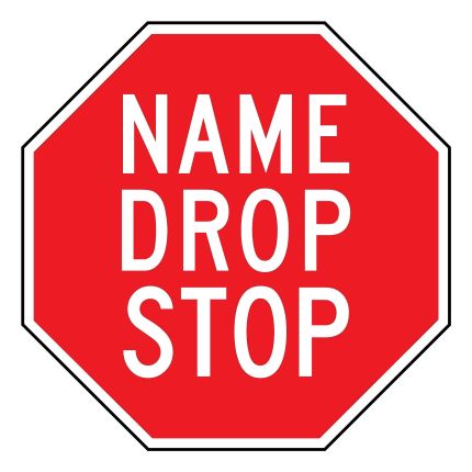 Logo od Name Drop Stop