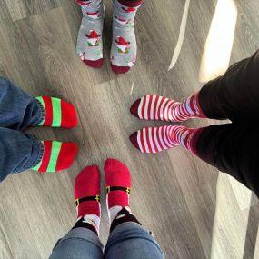 The last day of our spirit week was fun Christmas socks, and we ended with a charcuterie by Melissa and our Fall Planning meeting! We are all so excited for what 2024 is going to bring. The insurance market is a little crazy right now, but this passionate team is ready to help protect the ones you love.