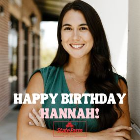 Happy birthday to our newest team member, Hannah!

Hannah joined Bailey Bowen State Farm at the beginning of July! She previously worked in insurance claims and is excited to further her knowledge and experience at Bailey Bowen State Farm.

A fun fact about Hannah: she is engaged and is getting married this September ????????

We hope you had a great birthday and we are excited to have you on the team, Hannah!