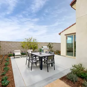 Gateway Model Home Backyard