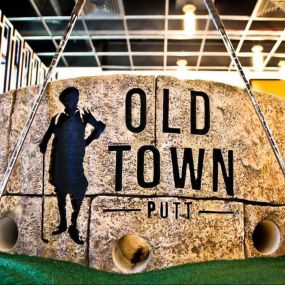 Old Town Putt offers nine indoor mini golf holes to play, a full bar, private arcade room, and outdoor patio round out the fun!