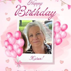 Happy birthday, Karen!