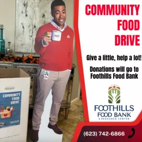 Help us support families in need! We’re collecting non-perishable food items like canned goods, rice, pasta, and more. Drop off your donations at my office in the Fry's Shopping Plaza, Anthem. Thank you for your generosity!