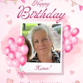 Happy birthday, Karen!