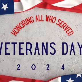 We appreciate all that have served in our armed forces!