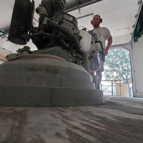 Select Coatings: Concrete Floor in Progress