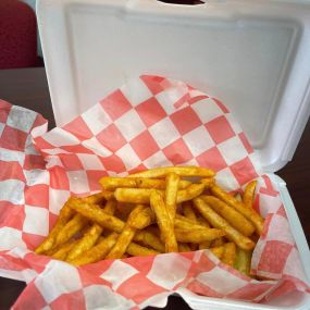 Celebrating National French Fry Day with the team and supporting local! Great food! Check them out!