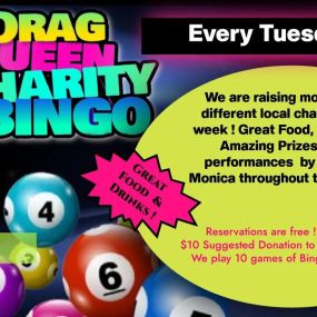 Charity bingo every tuesday