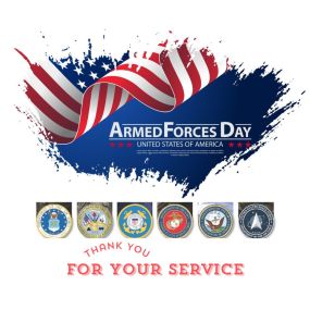 National Armed Forces Day-  We salute each and every one who volunteer to serve country.
February 27, 1950, proclamation announcing the establishment of the holiday, President Truman wrote:
“I invite the Governors of the States, Territories, and possessions to issue proclamations calling for the celebration of that day in such manner as to honor the Armed Forces of the United States and the millions of veterans who have returned to civilian pursuits.”  - Harry S. Truman, the 33rd president of th