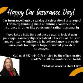 Happy Car Insurance Day!