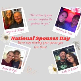 Your spouse is a gift- appreciate the blessing and let them know by celebrating National Spouses Day with the team at Victoria Carosella State Farm!