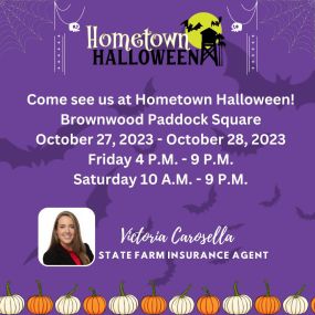 Join #TeamVictoriaCarosella for some Halloween fun at the #HometownHalloween! ????
We are proud to sponsor such a wonderful event for our community!