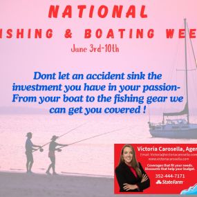 National Fishing and Boating Week (June 3 — June 10, 2023) is a great time to learn to fish, reconnect with your passion,  and just enjoy the water with friends and family.