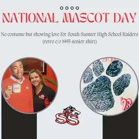 Showing our love for South Sumter High School & the Wolf Mascot  
Happy National Mascot Day-  to all those who have worn the costume on those hot Florida game nights- You are appreciated! 
Who is your favorite mascot?  Let us know.