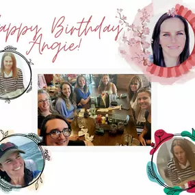 Today we celebrated Angie, thanking heaven above that she was born and destined to part of the Victoria Carosella State Farm team!
Angie, You’re such an inspiring woman. Our workspace wouldn’t be the same without the positivity and passion you bring. May this birthday mark the start of a year filled with all the things you want to accomplish!  We already know You Will Win Each and Every Day! Here’s to you and your special day!