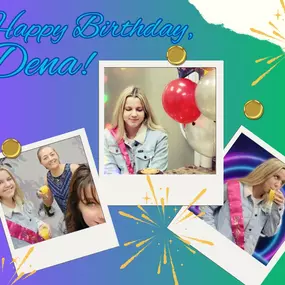 Help us celebrate the 21st birthday of our very own team member, Dena Pickard 
Dena, you are one of the kindest, most wonderful people we know and an amazing fit to our team!  May your day be filled with love, laughter and blessings and your night not leave you hating life tomorrow morning lol
 #BirthdayCelebration #TeamAppreciation #CelebrateDena #HappyBirthday #WorkFamily #CheersTo21 #MilestoneBirthday #VictoriaCarosellaTeam #VictoriaCarosellaStateFarm