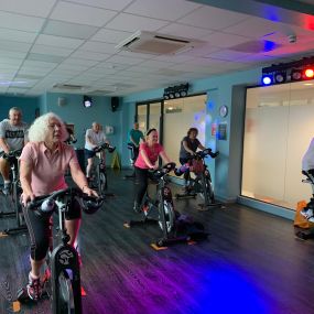 Group cycling at Fairfield Leisure