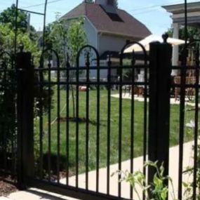 Black Aluminum Fence